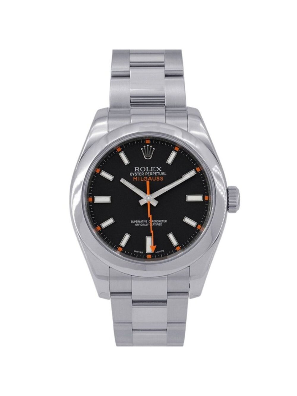 Rolex Milgauss Roulette Watch Black Dial